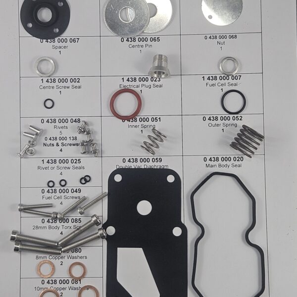 Warm-Up Regulator Double Vacuum Diaphragm Repair Kit