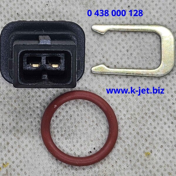 Warm-Up Regulator electrical plug, with seal & clip - 0 438 000 128